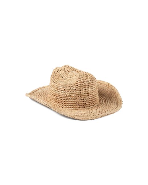 Lack of Color Natural Raffia Cowboy Hat