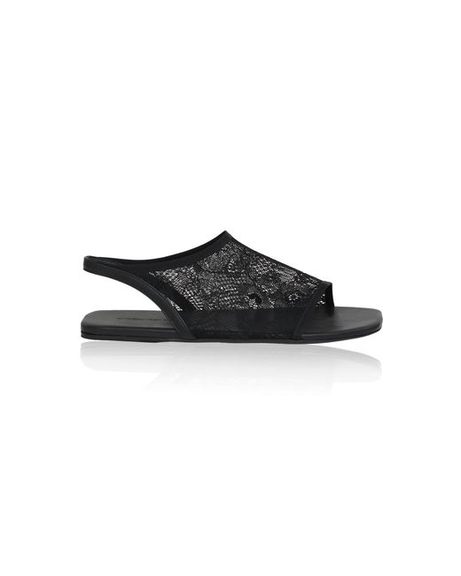 Christopher Esber Black Lexi Hosiery Stocking Sandal