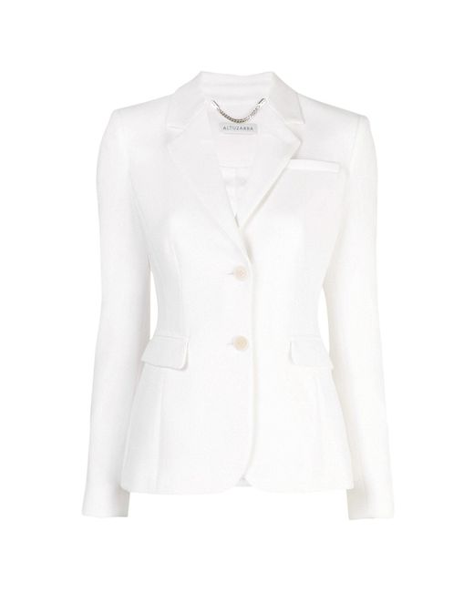 Altuzarra White Fenice Jacket