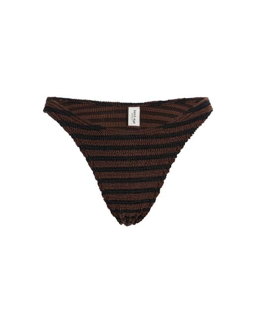 Bondeye Black Scene Striped Bikini Bottom