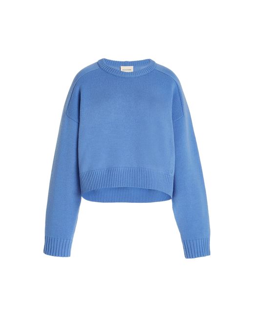 Loulou Studio Blue Oversized Wool-cashmere Sweater
