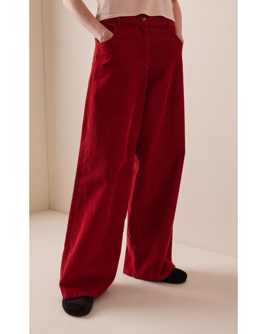 The Row Red Chan High-rise Wide-leg Jeans