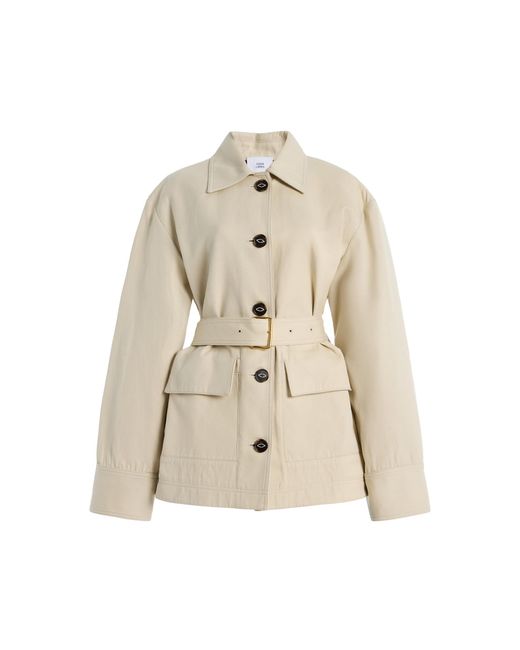 Adam Lippes Natural Brixson Cotton-Twill Jacket