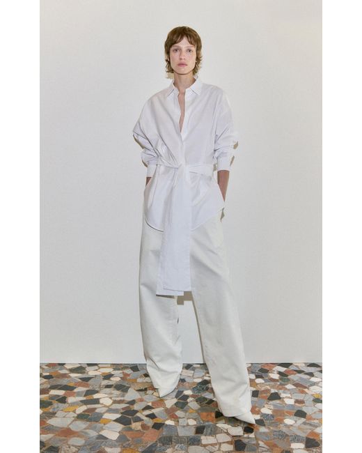 DARKPARK Gray Rue Garment-Dyed Cotton Chino Pants