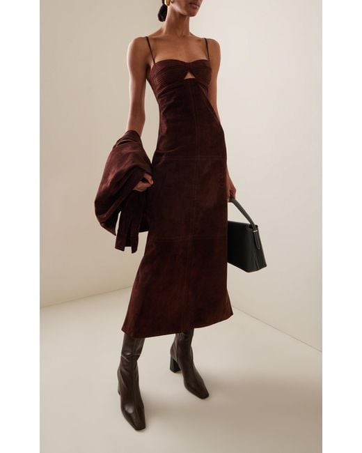 knee length dresses for ladies Beyond Yoga Intrigue Midi Dress main image 1