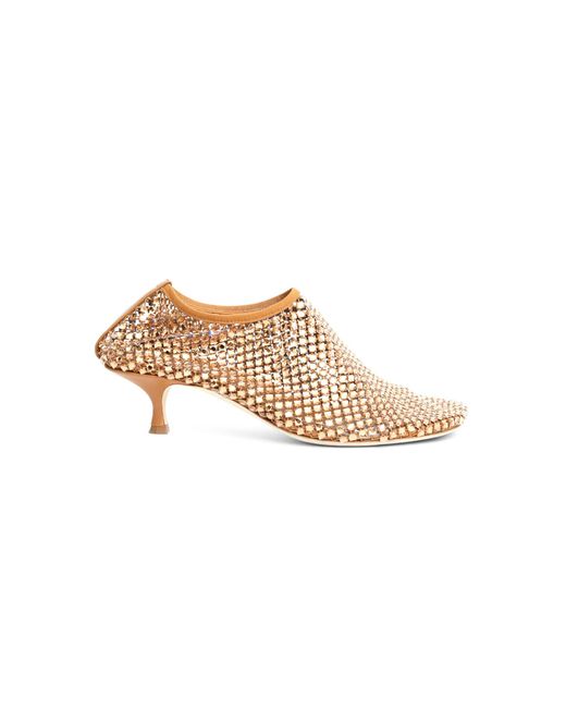 Christopher Esber Orange Minette Bezeled Micro Pumps