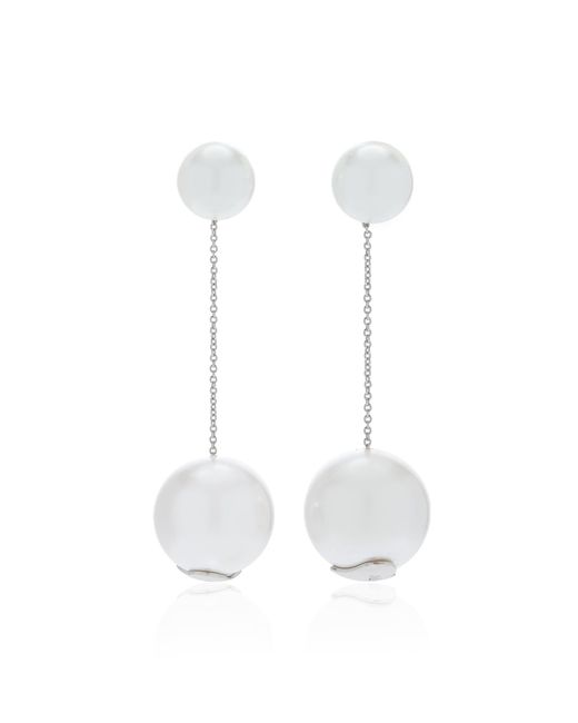 Julietta White Pearl Earrings