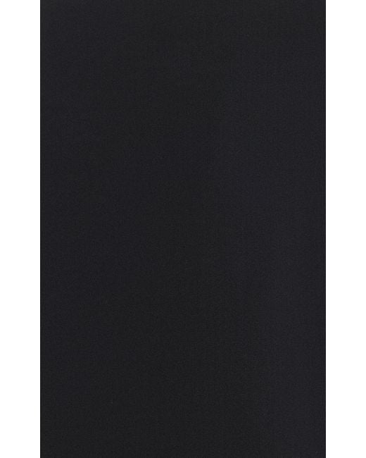 Matteau Black Stretch-wool Maxi Skirt