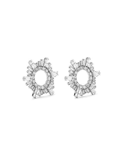 AMINA MUADDI Metallic Begum Mini Crystal-embellished Earrings