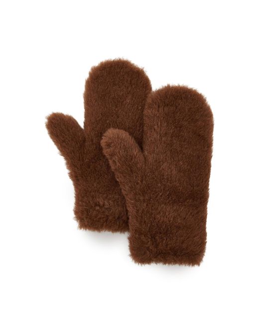 Max Mara Brown Jersey Gloves