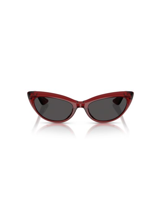 Khaite Red X Oliver Peoples 1963C Cat-Eye Acetate Sunglasses