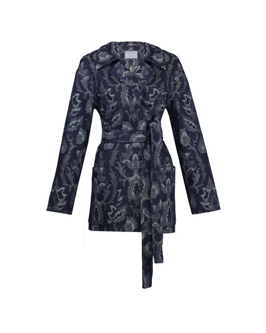 Lena Hoschek Blue Bardot Cotton Jacket