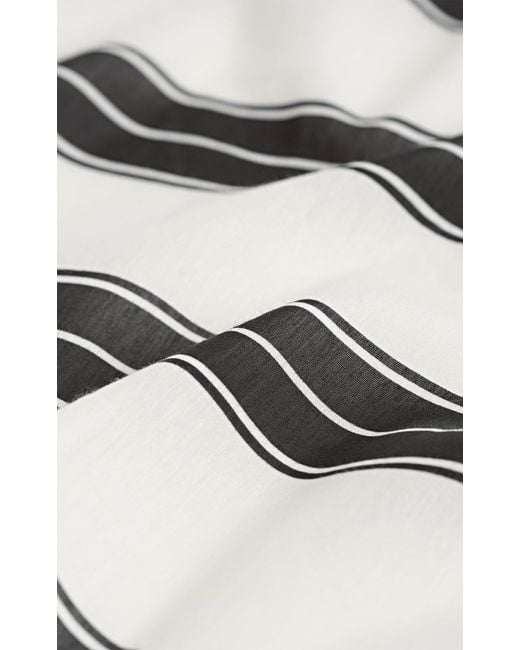 Totême  Multicolor Striped Cotton & Silk Square Scarf