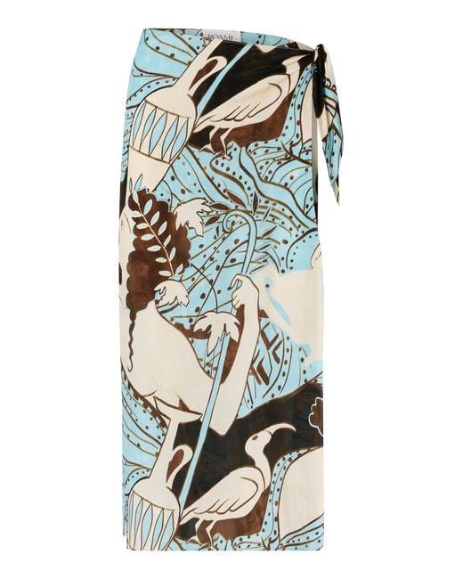 ROAME. Multicolor Mojo Tie Maxi Skirt