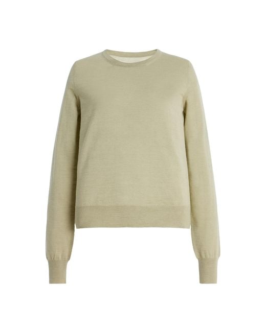 Maison Margiela Green Wool Sweater