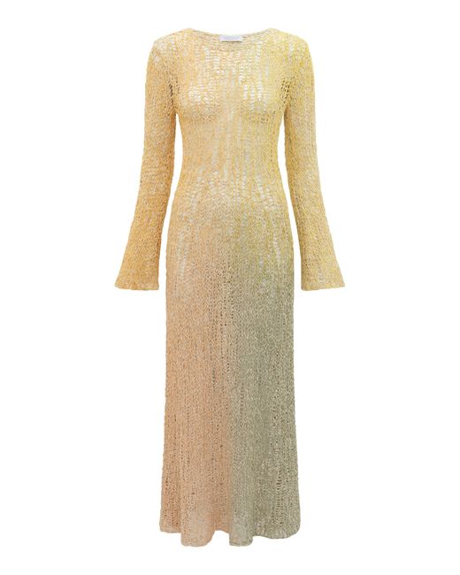 Gabriela Hearst Natural Elinea Spray-Dye Maxi Dress