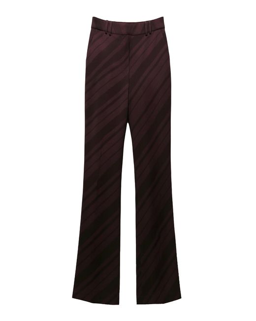Amir Taghi Purple Maryam Jacquard Pants