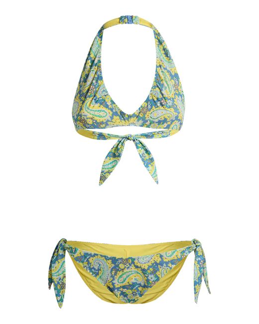 Etro Green Printed Bikini