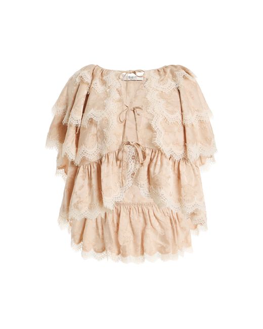 Sea Natural Shay Lace Tie Top