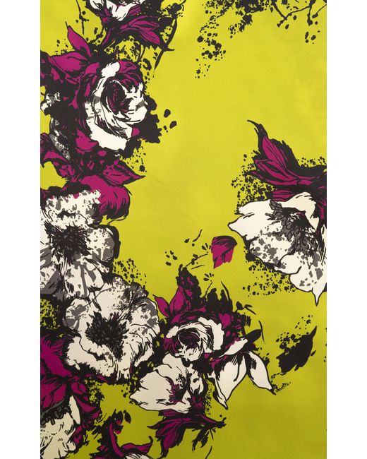 DES_PHEMMES Black 80S Printed Satin Top