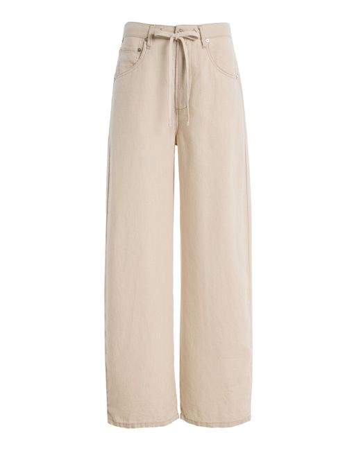 Citizens of Humanity Natural Brynn Drawstring Linen Trousers