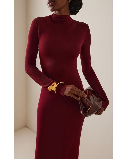 Altuzarra Red Kaplan Knitted Maxi Dress