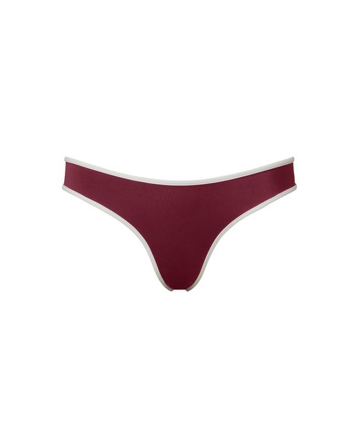 Onia Red Milly Bikini Bottom