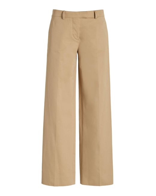 Miu Miu Low-rise Cotton Wide-leg Chino 