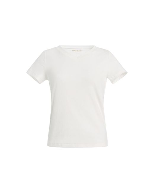 DL1961 White Shrunken Tee