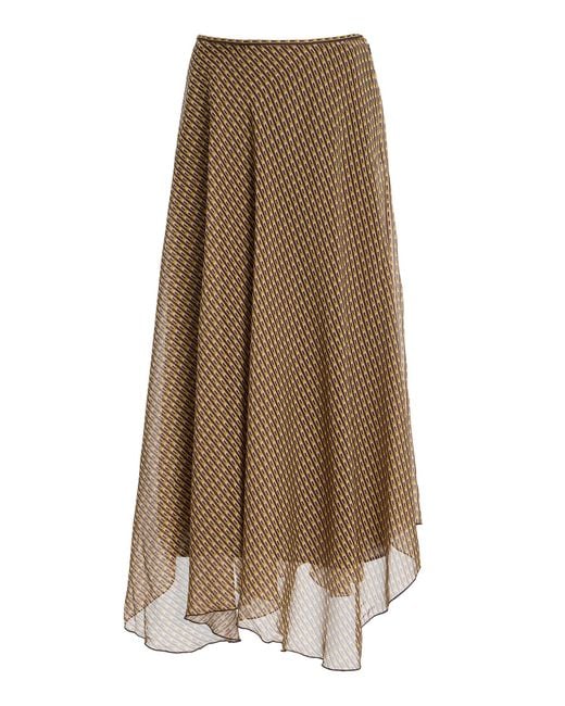 Sir Natural Cooper Chiffon Maxi Skirt