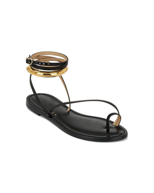 Amanu Black The Kalahari Leather Sandals