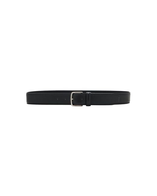 The Row Black Maxi Classic Leather Belt