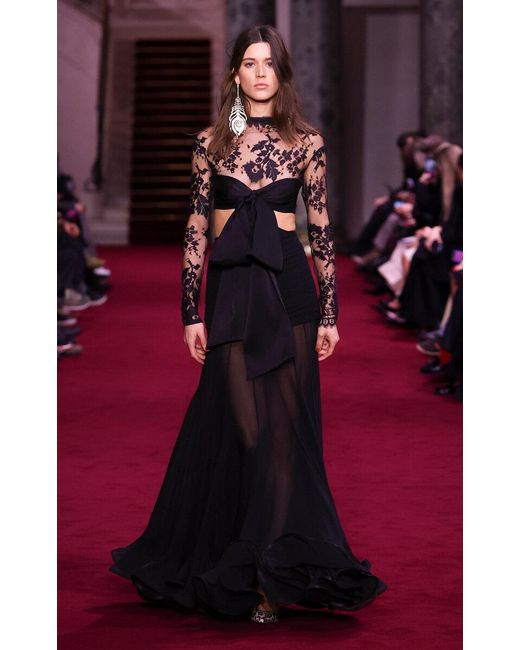 【Zimmermann】ILLUSTRATION FLOUNCE GOWN レース シルクガウン Zimmermann Dresses | Australian Designer Collection | Coveti