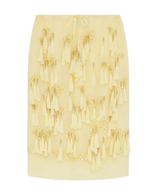 16Arlington Yellow Gia Midi Skirt