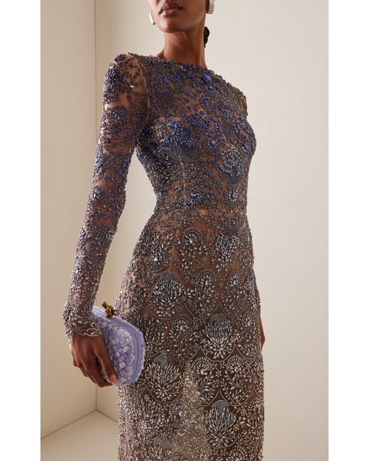 Escarpins Oscar De La Renta En Satin Champagne - Taille 40 - Neufs Sans Boîte