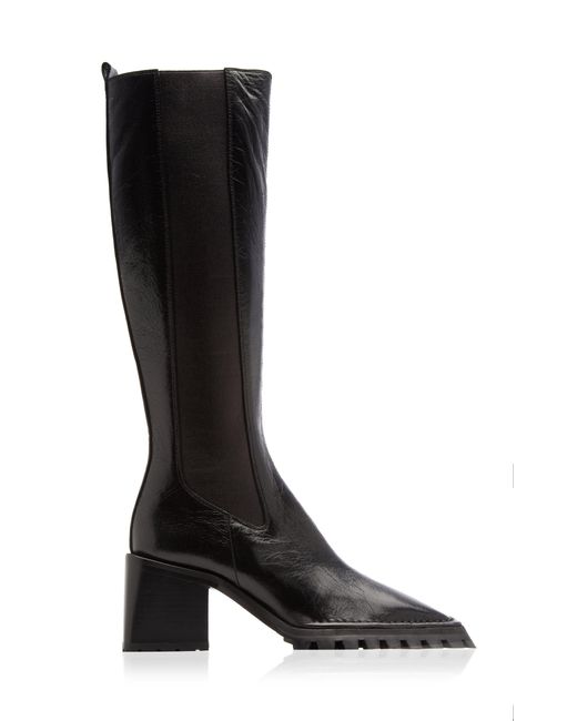 Alexander Wang Black Parker Stretch Leather Chelsea Boots
