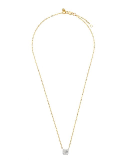 Ila Metallic Tracer 14K Diamond Necklace