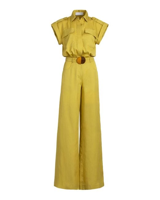 Silvia Tcherassi Yellow Sabrina Jumpsuit