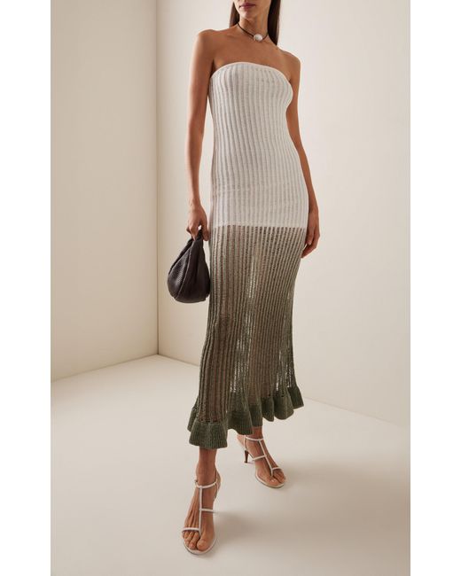 Significant Other Exclusive Amaya Ribbed-Knit Cotton-Blend Maxi Dress in White | Lyst Australia Significant Other Exclusive Amaya Ribbed-Knit Cotton-Blend Maxi Dress in White | Lyst Australia