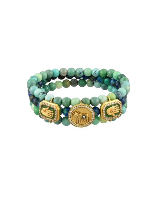 Amrapali Green 18K Creative Block Bracelet Bracelet