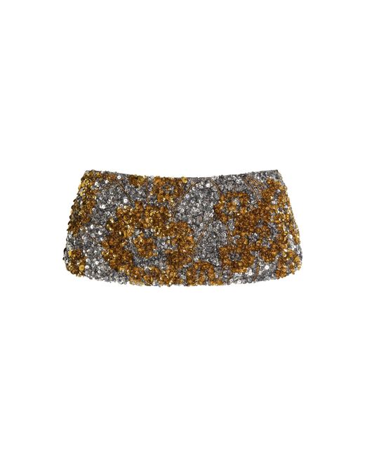 Dries Van Noten Metallic Giotta Sequinned Belt