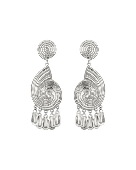 Juju Vera Metallic Eliza Sterling Silver Earrings