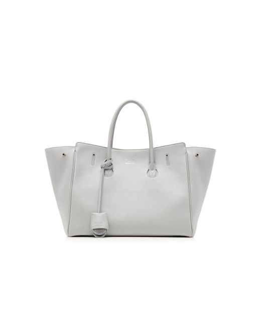 Balenciaga Gray Hampton Small Leather Carry-All Bag