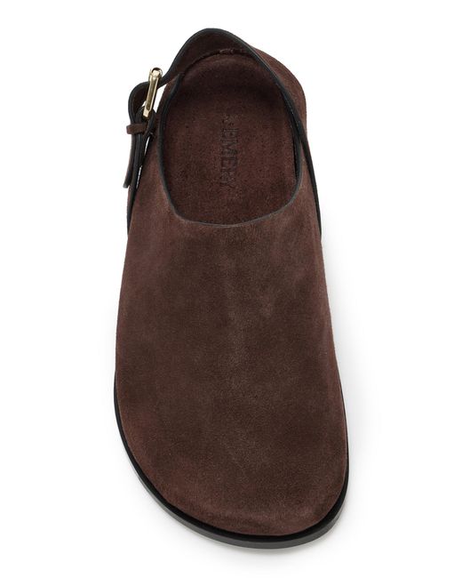 A.Emery Brown Louis Suede Clogs