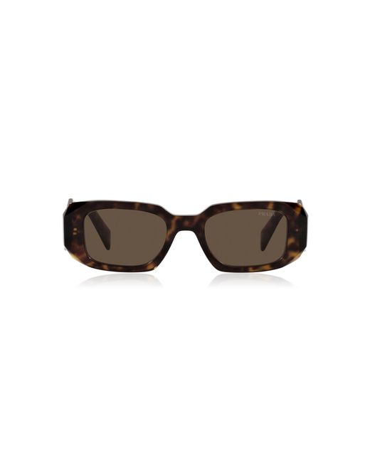Prada Brown Square-frame Acetate Sunglasses