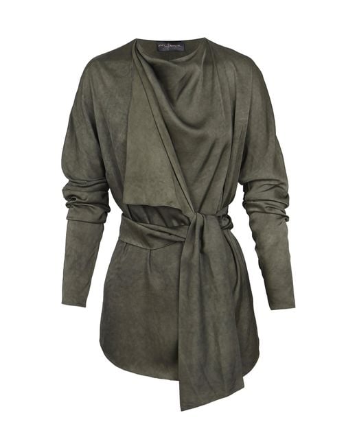 Cortana Green Odisea Satin Jacket