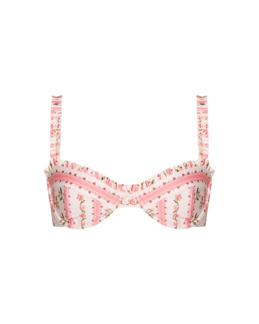 Agua Bendita Pink Agraz Bikini Top