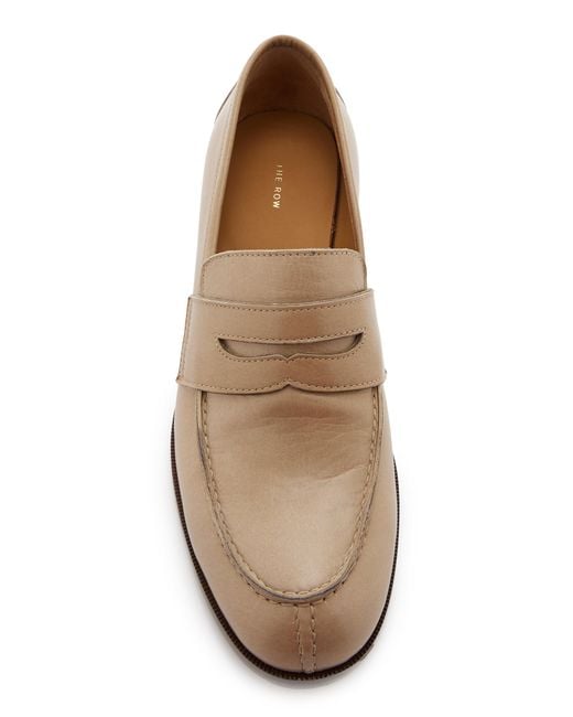 The Row Natural Vera Leather Loafers