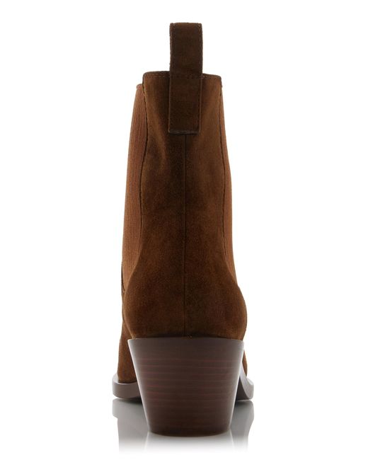 Gianvito Rossi Brown Dover Suede Chelsea Boots