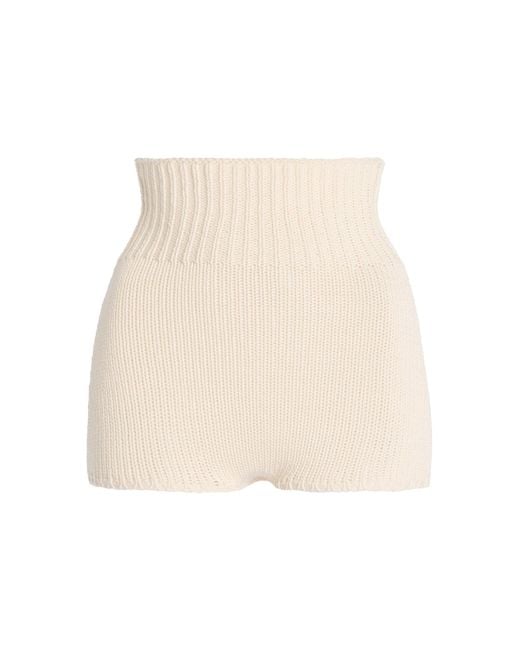 AISLING CAMPS Natural Batty Rider Cotton-blend Shorts